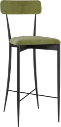 Margot - Tabouret - Noir & Vert