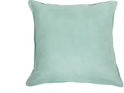 Coussin uni - Vert bleuté