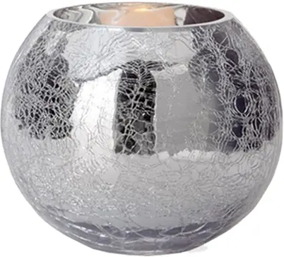 Casper - Votive - 6" Dia x 5" H - Mirror