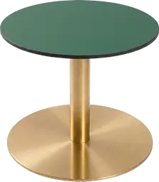 Sydney - Table à café rond - 24'' D x 16" H - Or & Vert