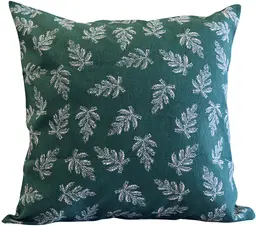 Cushion tree design - 20" L x 20" H - Dark green
