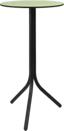 Bloom - Table cocktail round - 24'' Dia x 40" H - Black & Melon green