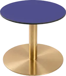 Sydney - Table à café rond - 24'' D x 16" H - Or & Violet