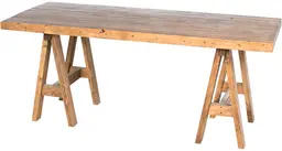 Charpente table 6' - Bois brun