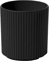 Ulysse - Cover pot - 14.75'' Dia x 16'' H - Black