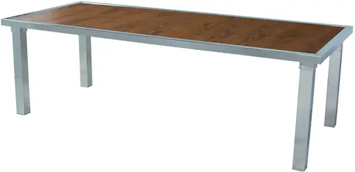 Florence dinner table - 8' L x 42" W x 30'' H - Brown wood