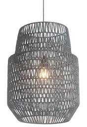 Mallorca luminaire - 17.7'' D x 23.6" H - Gris