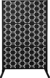 Privacy screen Quadra - 45" W x 76" H - Black