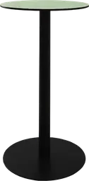Sydney - Table cocktail round - 24'' Dia x 40" H - Black & Melon green