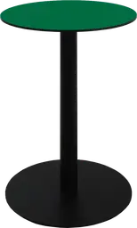Sydney - Table cocktail rond - 24'' D x 30" H - Noir & Vert
