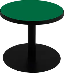 Sydney - Table à café rond (AVEC CADRE) - 24'' D x 16" H - Noir & Vert
