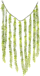 Plante Feuille de Pois Guirlande - 46" H - Vert