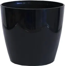 Classic - Cover pot 6.5' Dia x 6" H - Black