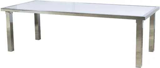 Florence dinner table - 8' L x 42" W x 30'' H - White