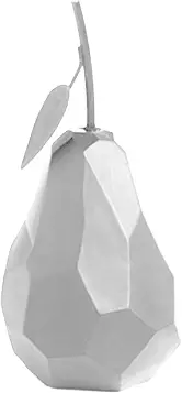 Poire géométrie - Blanc