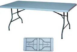 Table pliante - 78" L x 36" l - Plastique