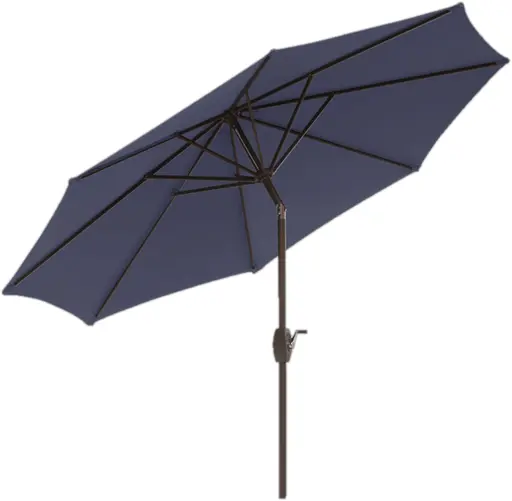 Atwater umbrella - 9' Dia x 8' H - Navy blue