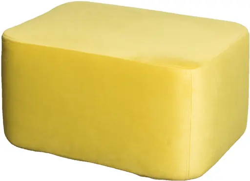 Malibu - Rectangle pouf - Yellow