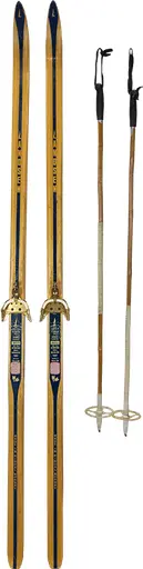 Pair of ancient Skis