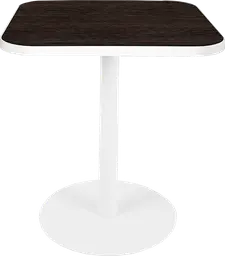 Sydney - Table bistro (AVEC CADRE) - 31.5'' L x 31.5'' l x 30" H - Blanc & Bois foncé