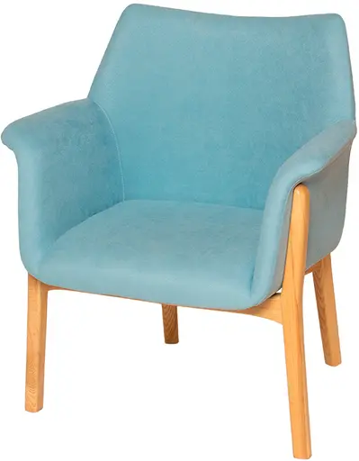 Hepburn armchair - Baby Blue