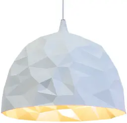 Diesel luminaire - 16" D x 16" H - Blanc