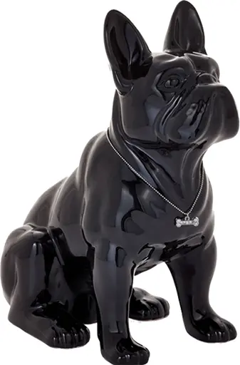 Geometric dog - Black