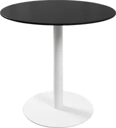Sydney - Table bistro rond - 36'' D x 30" H - Blanc & Noir