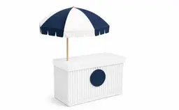 Gelato cart - White & Blue