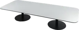 Sydney - Dinner table - 8' L x 40'' W x 16" H - Black & White