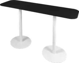 Sydney - Table commune - 72'' L x 24'' l  x 40" H - Blanc & Noir