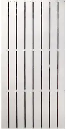 Wall - 4' L x 7.5' H - White wood