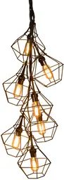 Charbon chandelier - Assortment of 7