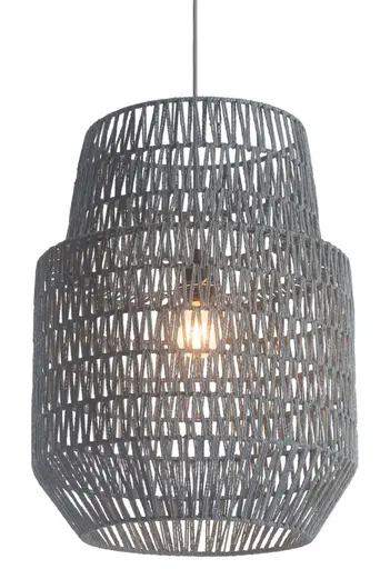 Mallorca luminaire - 17.7'' D x 23.6" H - Gris