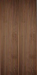 Mur - 4' L x 8' H - Studio - Bois brun & Noir