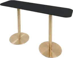 Sydney - Table commune - 72'' L x 24'' l x 40" H - Or & Noir