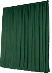 Rideau velours - 15' L x 14' H - 15oz IFR - Vert cyprès