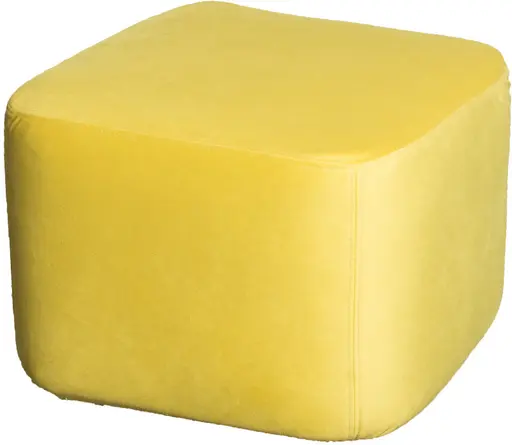 Malibu - Pouf carré - Jaune