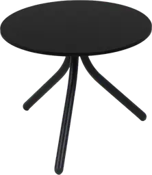 Bloom - Coffee table round - 24'' Dia x 16" H - Black