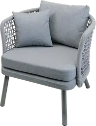 Antigua - Fauteuil - Gris