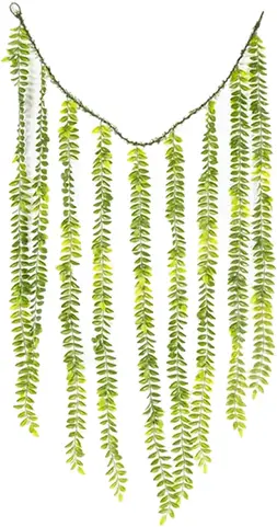 Pea leaf plant garland - 46" H - Green