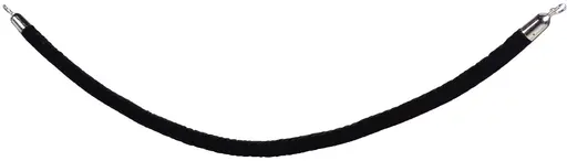 Corde velours VIP - 6' L - Noir