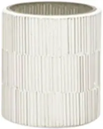 Barcelone - Votive - 2.5" D x 3" H - Blanc