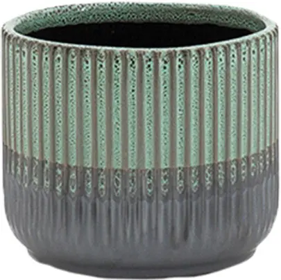 Aria - Cache-pot - 6’’ D x 5.25’’ H - Bleu céladon