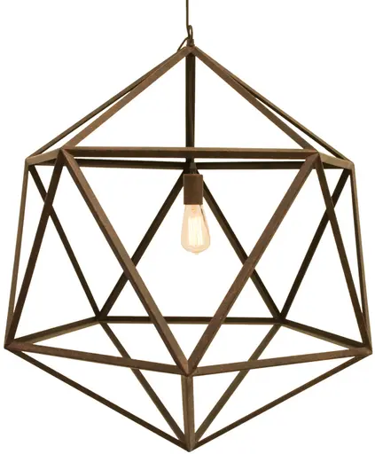 Era luminaire - 28" D x 28" H - Rouille
