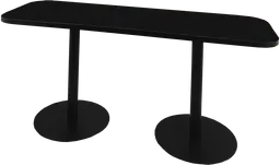 Sydney - Table commune (AVEC CADRE) - 72'' L x 24'' l x 30" H - Noir