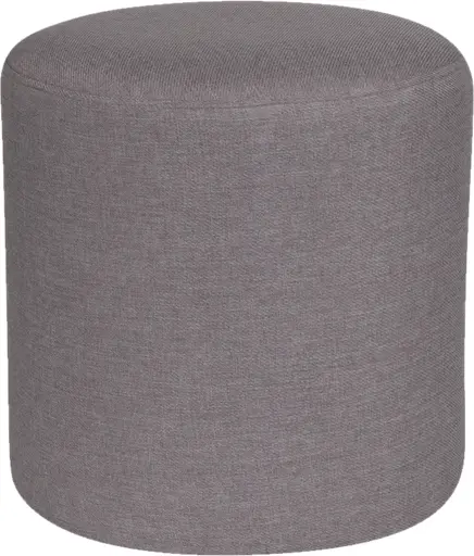 Potirond pouf - Grey