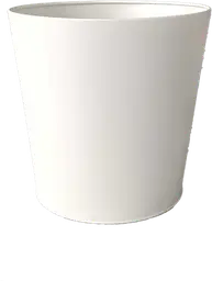 Classic - Cover pot - 10" Dia x 10" H - White