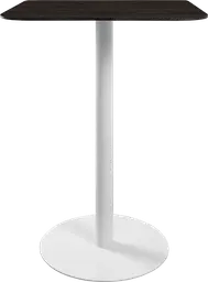 Sydney - Table bistro - 31.5'' L x 31.5'' l  x 40" H - Blanc & Bois foncé