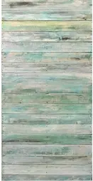 Wall - 4' L x 8' H - Surf - Blue colored wood